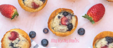 Blueberry Muffin Strawberry Shortcake