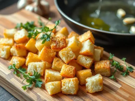 How to Make Croutons in a Pan