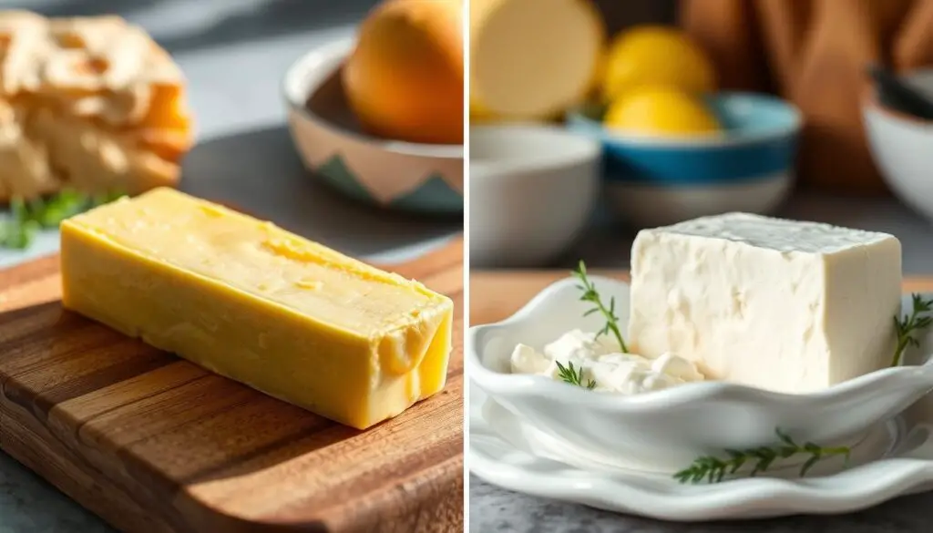 Butter vs Cream Cheese