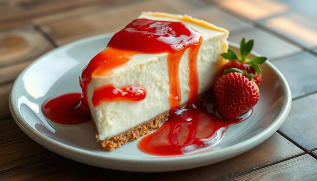 New York-style cheesecake