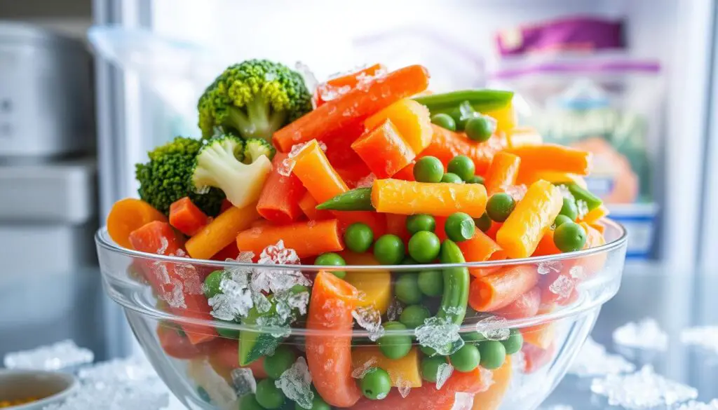 Refreezing frozen vegetables