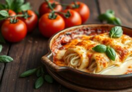 String Cheese Manicotti Dump and Bake