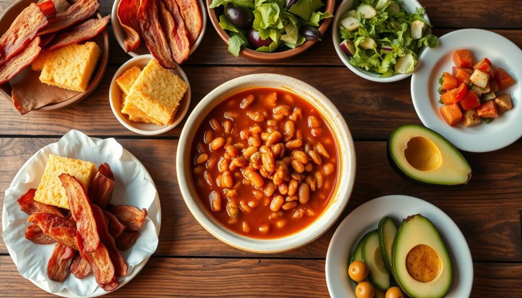 baked beans and side dishes