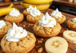 banana cream pie crumbl cookies