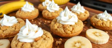 banana cream pie crumbl cookies