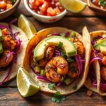 Blackened Shrimp Tacos Moxies – A Tasty Treat