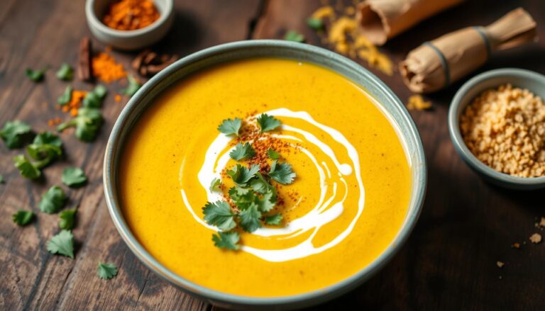 curried leek and parsnip soup