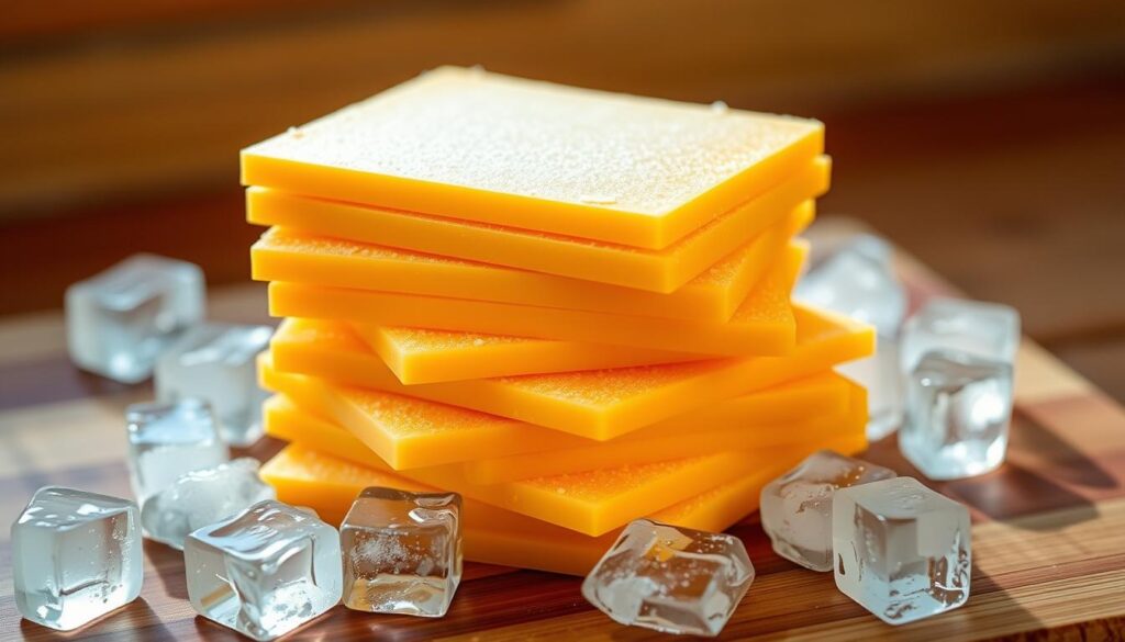 freezing cheese slices