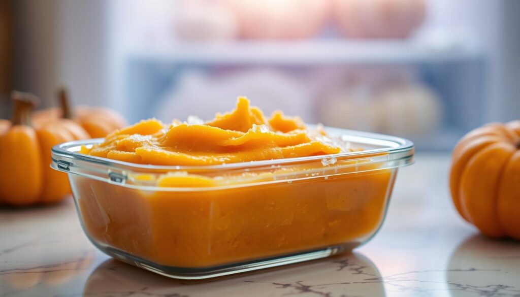 freezing pumpkin puree