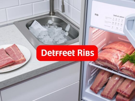 how to defrost ribs