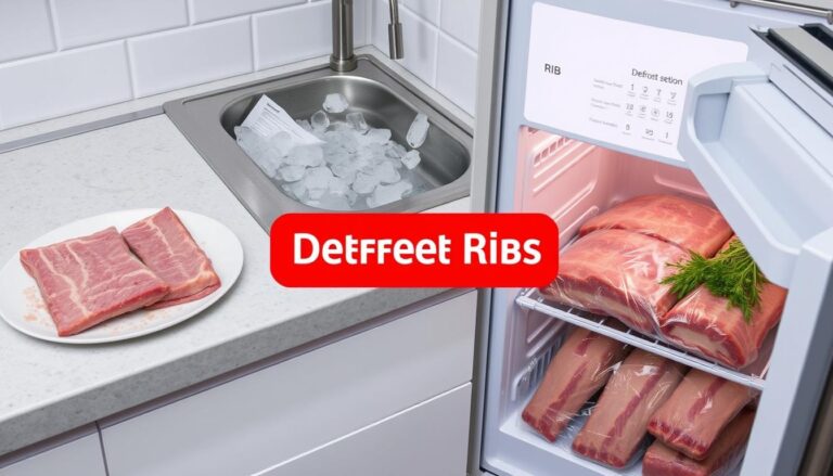 how to defrost ribs