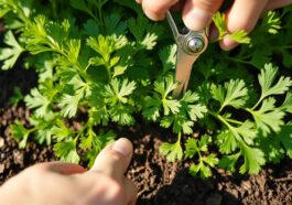 how to prune parsley