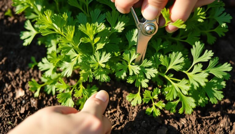 how to prune parsley