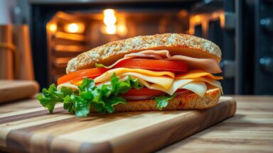 how to reheat a sandwich in the oven