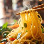 how to use chopsticks for noodles?