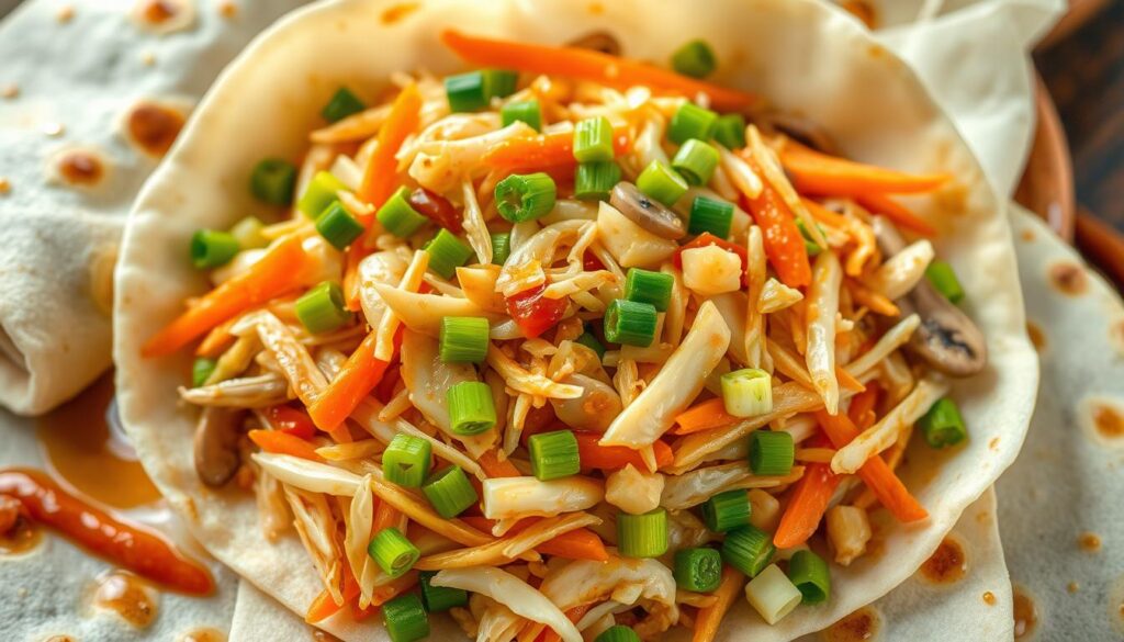 moo shu chicken filling