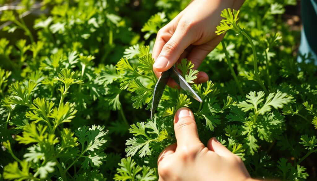 parsley pruning technique