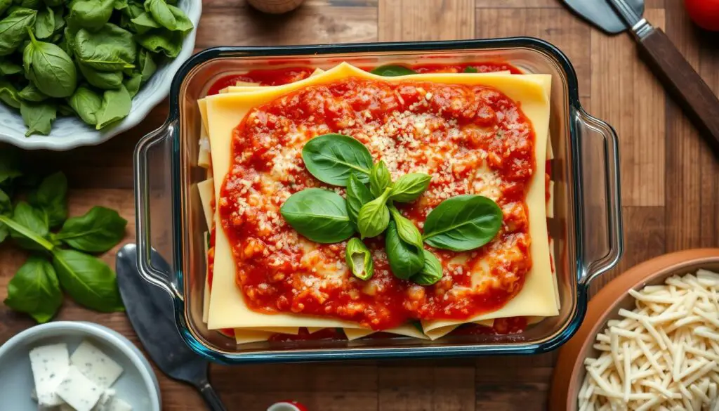 techniques for layering lasagna