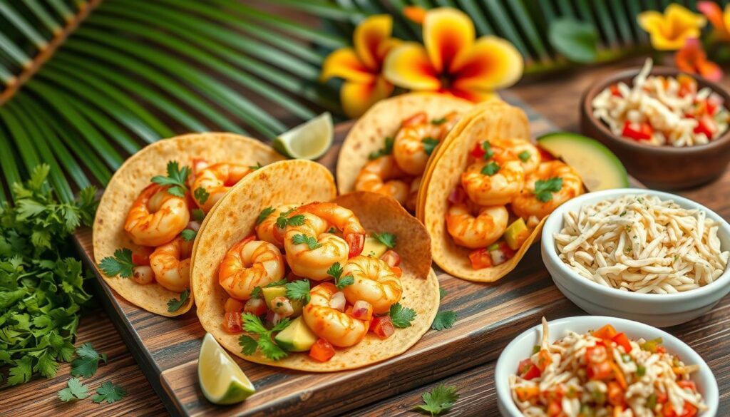 what to serve with shrimp tacos?