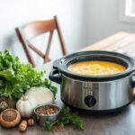 Crockpot Broccoli Cheddar Soup