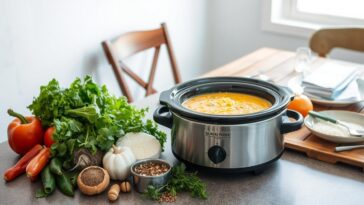 Crockpot Broccoli Cheddar Soup